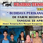 Pelatihan Budidaya Perikanan Sistem Biofloc